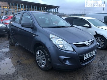 Location: Edinburgh - 2009 HYUNDAI I20 CLASSIC 5 Door Hatchback REG: SL59DLK, Keys: No, MOT Expiry date: 23/03/2025, 1248 Petrol, 5 Speed Manual Petrol, Former Keepers: 6