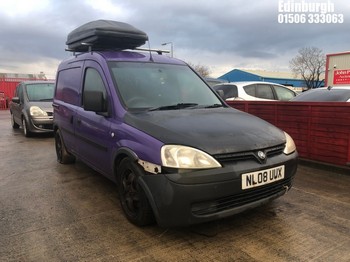 Location: Edinburgh - 2008 VAUXHALL COMBO 2000 CDTI 16V MPV REG: NL08UUX, Keys: No, MOT Expiry date: 08/03/2025, 1686 Diesel, 5 Speed Manual Diesel, Former Keepers: 7