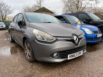 Location: MITCHAM - 2013 RENAULT CLIO DYNAMIQUE MEDIANAV 5 Door Hatchback REG: HN63ENF, 1149cc Petrol, 5 Speed Manual Petrol, Former Keepers: 2, Keys: Yes, MOT: Expiry date05/09/2026