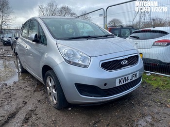Location: Mitcham - 2014 KIA VENGA 2 AUTO 5 Door Hatchback REG: KV14JFN, Keys: No, MOT Expiry date: 04/07/2024, 1591 Petrol, 4 Speed Auto Petrol, Former Keepers: 4