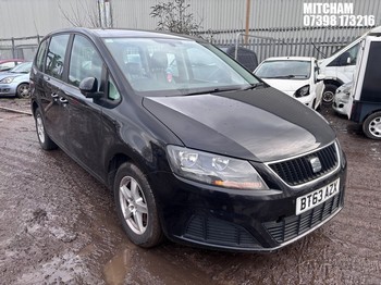 Location: Mitcham - 2013 SEAT ALHAMBRA S CR ECOMOTIVE T MPV REG: BT63AZX, Keys: No, MOT Expiry date: 20/08/2026, 1968 Diesel, 6 Speed Manual Diesel, Former Keepers: 6