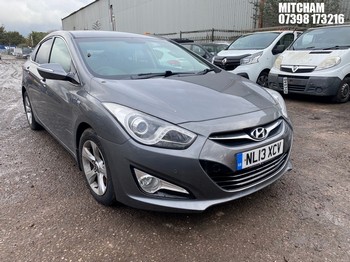 Location: Mitcham - 2013 HYUNDAI I40 STYLE BLUE DRIVE CRDI 4 Door Saloon REG: NL13XCV, Keys: No, MOT Expiry date: 02/07/2026, 1685 Diesel, 6 Speed Manual Diesel, Former Keepers: 6