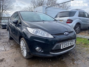 Location: Mitcham - 2009 FORD FIESTA TITANIUM 120 5 Door Hatchback REG: EO59NZD, Keys: No, MOT Expiry date: 07/09/2024, 1596 Petrol, 5 Speed Manual Petrol, Former Keepers: 5