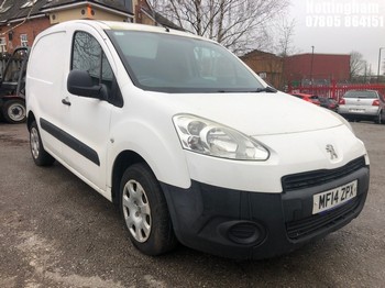Location: Nottingham - 2014 PEUGEOT PARTNER 850 PROFESSION L1 Panel Van REG: MF14ZPX, Keys: No, MOT Expiry date: 23/09/2025, 1560 Diesel, 5 Speed Manual Diesel, Former Keepers: 6