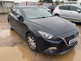 Location: Peterborough - 2014 MAZDA 3 SE-L NAV 5 Door Hatchback REG: NU64EFD, Keys: No, MOT Expiry date: 26/10/2024, 1998 Petrol, 6 Speed Manual Petrol, Former Keepers: 4