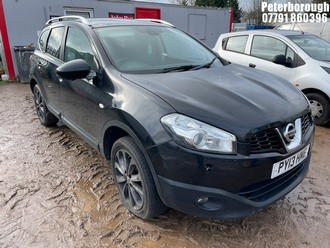 Location: Peterborough - 2013 NISSAN QASHQAI TEKNA + 2 DCI 5 Door Hatchback REG: PY13HME, Keys: No, MOT Expiry date: 02/12/2026, 1461 Diesel, 6 Speed Manual Diesel, Former Keepers: 3