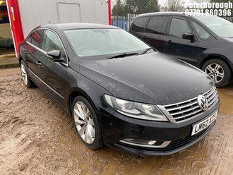 Location: Peterborough - 2012 VOLKSWAGEN CC GT BLUEMOTION TECHN TD Coupe REG: LM62XZS, Keys: No, MOT Expiry date: 20/06/2025, 1968 Diesel, 6 Speed Semi Auto Diesel, Former Keepers: 2