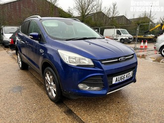 Location: Brentwood - 2016 FORD KUGA TITANIUM 4X4 AUTO 5 Door Hatchback REG: AU66KDJ, Keys: No, MOT Expiry date: 01/10/2025, 1498 Petrol, 6 Speed Auto Petrol, Former Keepers: 9