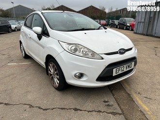 Location: Brentwood - 2012 FORD FIESTA TITANIUM 5 Door Hatchback REG: EF12VMD, Keys: No, MOT Expiry date: 12/11/2025, 1388 Petrol, 5 Speed Manual Petrol, Former Keepers: 6