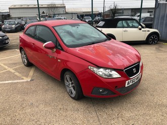Location: Brentwood - 2010 SEAT IBIZA SPORT S-A 3 Door Hatchback REG: AF60MKO, Keys: No, MOT Expiry date: 13/07/2023, 1598 Petrol, 5 Speed Auto Petrol, Former Keepers: 7