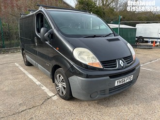 Location: Brentwood - 2007 RENAULT TRAFIC SL29 DCI 115 Panel Van REG: YH56FYG, Keys: No, MOT Expiry date: 11/01/2026, 1995 Diesel, 6 Speed Manual Diesel, Former Keepers: 5