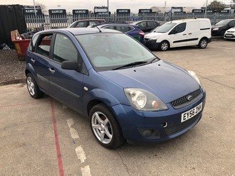 Location: Brentwood - 2006 FORD FIESTA ZETEC CLIMATE TDCI 5 Door Hatchback REG: EY56ZHH, Keys: No, MOT Expiry date: 30/11/2026, 1399 Diesel, 5 Speed Manual Diesel, Former Keepers: 6