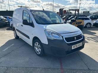 Location: Brentwood - 2016 PEUGEOT PARTNER 850 PROFESSIONAL Panel Van REG: MT16KAS, Keys: No, MOT Expiry date: 28/04/2025, 1560 Diesel, 5 Speed Manual Diesel, Former Keepers: 2