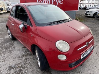 Location: South Wales - 2008 FIAT 500 SPORT RHD 3 Door Hatchback REG: WN58PBZ, Keys: No, MOT Expiry date: 18/10/2024, 1368 Petrol, 6 Speed Manual Petrol, Former Keepers: 5