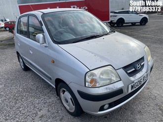 Location: South Wales - 2006 HYUNDAI AMICA CDX 5 Door Hatchback REG: WG06RJV, Keys: No, MOT Expiry date: 10/07/2025, 1086 Petrol, 5 Speed Manual Petrol, Former Keepers: 4