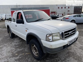 Location: South Wales - 2003 FORD RANGER SUPER CAB Pick-up REG: GV52YDT, Keys: No, MOT Expiry date: 31/01/2025, 2499 Diesel, 5 Speed Manual Diesel, Former Keepers: 4
