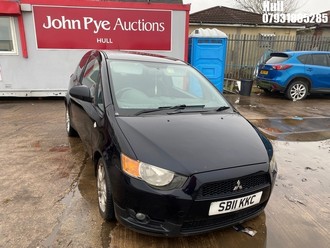 Location: Hull - 2011 MITSUBISHI COLT CZ2 3 Door Hatchback REG: SB11KKC, Keys: No, MOT Expiry date: 07/08/2025, 1332 Petrol, 5 Speed Manual Petrol, Former Keepers: 4