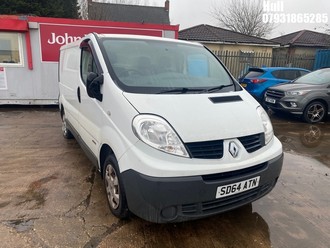 Location: Hull - 2014 RENAULT TRAFIC SL27 DCI Panel Van REG: SD64ATN, Keys: No, MOT Expiry date: 13/09/2025, 1995 Diesel, 6 Speed Manual Diesel, Former Keepers: 7