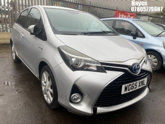 Location: Hayes - 2016 TOYOTA YARIS SPORT HYBRID VVT-I 5 Door Hatchback REG: WG65XNL, Keys: Yes, MOT Expiry date: 14/10/2025, 1497 Hybrid Electric, Variable 1 Speed Auto Petrol/E, Former Keepers: 3