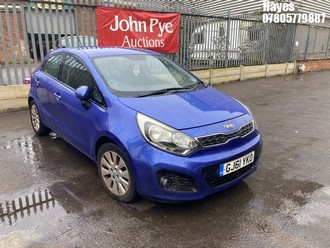 Location: Hayes - 2011 KIA RIO 2 5 Door Hatchback REG: GJ61YKO, Keys: No, MOT Expiry date: 30/11/2025, 1396 Petrol, 6 Speed Manual Petrol, Former Keepers: 4