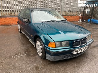 Location: Hayes - 1996 BMW 318TI AUTO 3 Door Hatchback REG: N684LBX, Keys: No, MOT Expiry date: 12/06/2026, 1796 Petrol, 4 Speed Auto Petrol, Former Keepers: 5