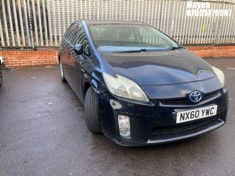 Location: Hayes - 2010 TOYOTA PRIUS T3 VVT-I CVT 5 Door Hatchback REG: NX60YWC, Keys: No, MOT Expiry date: 04/06/2026, 1797 Hybrid Electric, Variable 1 Speed Auto Petrol/E, Former Keepers: 4