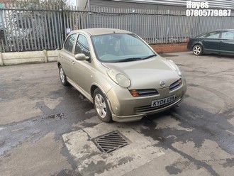 Location: Hayes - 2004 NISSAN MICRA SVE AUTO 5 Door Hatchback REG: KY04GYN, Keys: No, MOT Expiry date: 05/12/2025, 1386 Petrol, 4 Speed Auto Petrol, Former Keepers: 8
