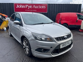 Location: Stapleford - 2010 FORD FOCUS ZETEC S 115 5 Door Hatchback REG: YR10FHJ, Keys: Yes, MOT Expiry date: 21/03/2026, 1596 Petrol, 5 Speed Manual Petrol, Former Keepers: 10