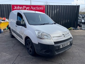Location: Stapleford - 2010 CITROEN BERLINGO 850 LX HDI Panel Van REG: BG10OET, Keys: Yes, MOT Expiry date: 14/06/2026, 1560 Diesel, 5 Speed Manual Diesel, Former Keepers: 5