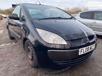 Location: Manchester - 2008 MITSUBISHI COLT CZC1 Convertible REG: FL08WCZ, 1499cc Petrol, 5 Speed Manual Petrol, Former Keepers: 7, Keys: No, MOT Expiry date: 07/08/2026