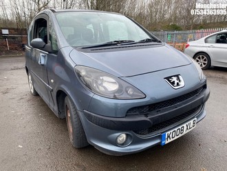 Location: Manchester - 2008 PEUGEOT 1007 SE 3 Door Hatchback REG: KO08XLB, 1360 Petrol, 5 Speed Manual Petrol, Former Keepers: 4, Keys: No, MOT Expiry date: 28/04/2026