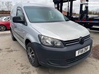 Location: Manchester - 2011 VOLKSWAGEN CADDY C20 PLUS TDI 102 Panel Van REG: FV11ZNY, 1598cc Diesel, 5 Speed Manual Diesel, Former Keepers: 5, Keys: No, MOT Expiry date: 11/12/2026