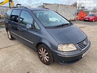 Location: BELVEDERE - 2004 VOLKSWAGEN SHARAN SPORT TDI PD MPV REG: GF04AOH, 1896cc Diesel, 6 Speed Manual Diesel, Former Keepers: 1, Keys: Yes, MOT Expiry date: 07.07.2026