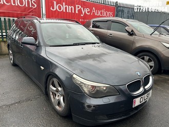 Location: Belvedere - 2010 BMW 520D M SPORT BUS EDIT A Estate REG: C1LSY, Keys: No, MOT Expiry date: 21/09/2026, 1995 Diesel, 6 Speed Auto Diesel, Former Keepers: 8