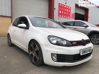Location: Edinburgh - 2009 VOLKSWAGEN GOLF GTI S-A 3 Door Hatchback REG: SW59NBE, Keys: Yes, MOT Expiry date: 02/09/2026, 1984 Petrol, 6 Speed Semi Auto Petrol, Former Keepers: 2