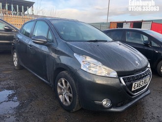Location: Edinburgh - 2013 PEUGEOT 208 ACTIVE 5 Door Hatchback REG: EA63RUJ, Keys: No, MOT Expiry date: 20/11/2025, 999 Petrol, 5 Speed Manual Petrol, Former Keepers: 3