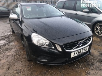 Location: Edinburgh - 2011 VOLVO V60 R-DESIGN T4 Estate REG: AK61ZTD, Keys: No, MOT Expiry date: 23/10/2025, 1595 Petrol, 6 Speed Manual Petrol, Former Keepers: 3