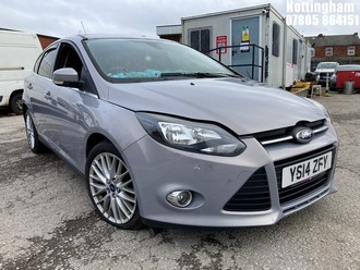 Location: Nottingham - 2014 FORD FOCUS ZETEC NAVIGATOR TDC 5 Door Hatchback REG: YS14ZFY, Keys: No, MOT Expiry date: 24/10/2024, 1560 Diesel, 6 Speed Manual Diesel, Former Keepers: 3