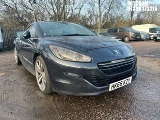 Location: MITCHAM - 2015 PEUGEOT RCZ GT THP 156 Coupe REG: HK65KZY, 1598cc Petrol, 6 Speed Manual Petrol, Former Keepers: 2, Keys: No, MOT: Expiry date11/03/2026