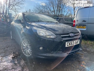 Location: Mitcham - 2013 FORD FOCUS ZETEC S TURBO 5 Door Hatchback REG: CK63AAF, Keys: No, MOT Expiry date: 14/10/2025, 998 Petrol, 6 Speed Manual Petrol, Former Keepers: 3