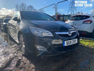 Location: Mitcham - 2011 VAUXHALL ASTRA SE 5 Door Hatchback REG: DU11ZHY, Keys: No, MOT Expiry date: 09/06/2026, 1598 Petrol, 5 Speed Manual Petrol, Former Keepers: 5