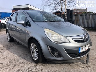 Location: Nottingham - 2012 VAUXHALL CORSA SE 5 Door Hatchback REG: VU61LGX, Keys: No, MOT Expiry date: 01/12/2025, 1229 Petrol, 5 Speed Manual Petrol, Former Keepers: 5