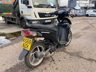 Location: Mitcham - 2018 HONDA NSC 110 MPDH Motorcycle REG: KS68NZK, Keys: No, MOT Expiry date: 15/01/2026, 108 Petrol, Automatic, Former Keepers: 7