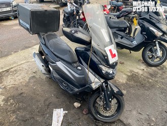 Location: Mitcham - 2017 YAMAHA GPD125-A NMAX 125 ABS Scooter REG: FD17WXW, Keys: No, MOT Expiry date: 09/06/2026, 125 Petrol, AUTOMATIC, Former Keepers: 6