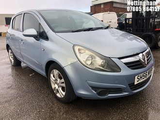 Location: Nottingham - 2006 VAUXHALL CORSA CLUB 5 Door Hatchback REG: SH56MVP, Keys: No, MOT Expiry date: 23/11/2025, 1229 Petrol, 5 Speed Manual Petrol, Former Keepers: 10