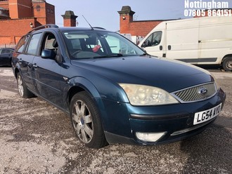 Location: Nottingham - 2004 FORD MONDEO GHIA X AUTO Estate REG: LG54AYD, Keys: No, MOT Expiry date: 18/11/2025, 1999 Petrol, 4 Speed Auto Petrol, Former Keepers: 4