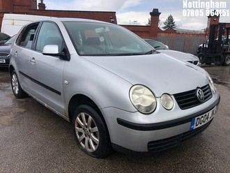 Location: Nottingham - 2004 VOLKSWAGEN POLO SE 5 Door Hatchback REG: DG04JNJ, Keys: No, MOT Expiry date: 19/08/2026, 1198 Petrol, 5 Speed Manual Petrol, Former Keepers: 7
