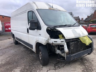 Location: Nottingham - 2008 FIAT DUCATO 35 120 M-J LWB Panel Van REG: GF08FSZ, Keys: No, MOT Expiry date: 05/08/2025, 2287 Diesel, 6 Speed Manual Diesel, Former Keepers: 10