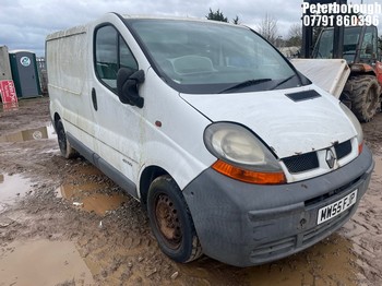 Location: Peterborough - 2006 RENAULT TRAFIC SL29 DCI 100 SWB Panel Van REG: MW55FJP, Keys: No, MOT Expiry date: 07/02/2024, 1870 Diesel, 6 Speed Manual Diesel, Former Keepers: 9