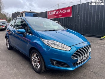 Location: Stapleford - 2015 FORD FIESTA ZETEC 3 Door Hatchback REG: FH65OJC, Keys: Yes, MOT Expiry date: 15/07/2026, 1242 Petrol, 5 Speed Manual Petrol, Former Keepers: 2